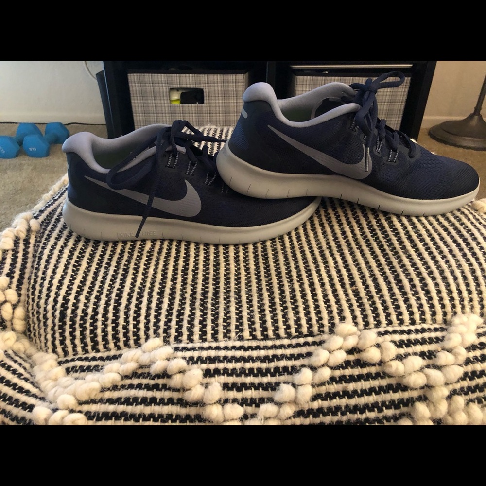 Nike Free Run Blue/Grey Shoe SZ 8.5 NWOT - Picture 4 of 9